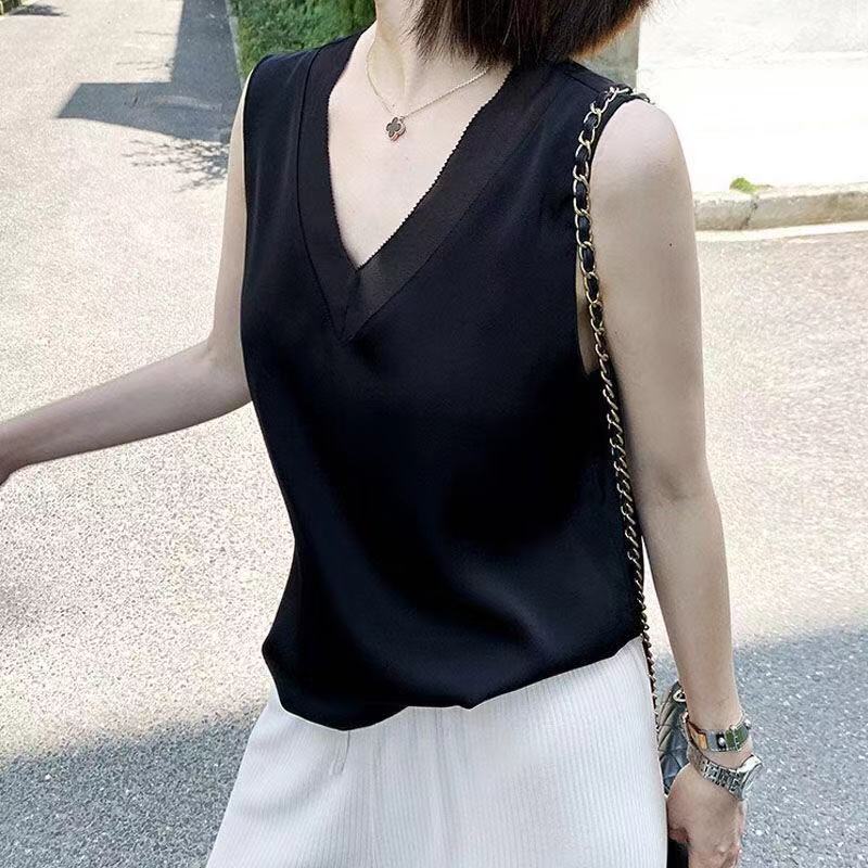 Silk Satin Outer Wear Base Loose Sling