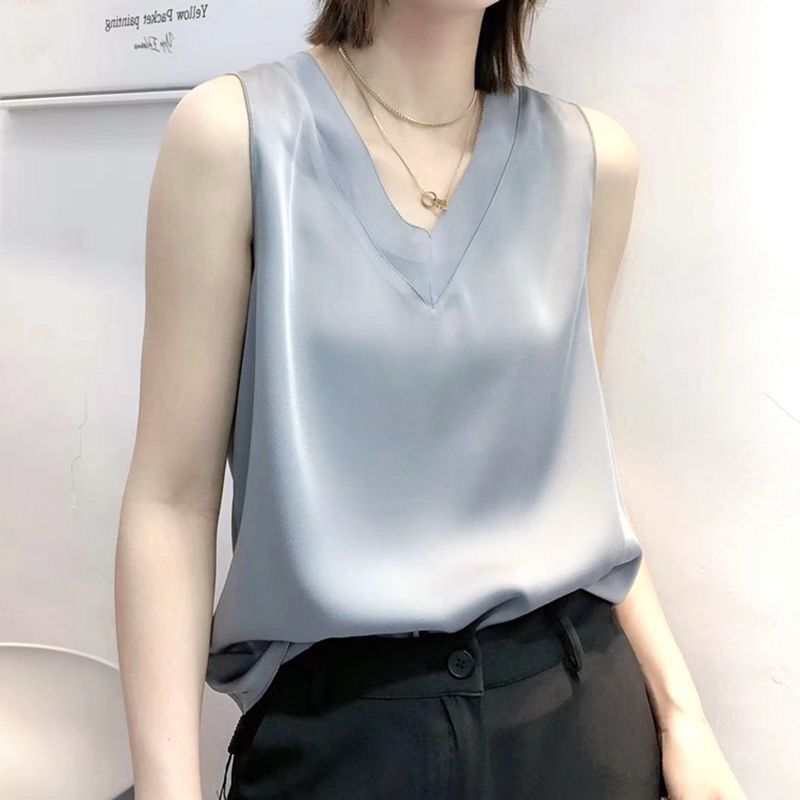 Silk Satin Outer Wear Base Loose Sling