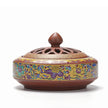 Ceramic Cloisonne Incense Burner, Backward Incense Burner, Incense Channel Enamel
