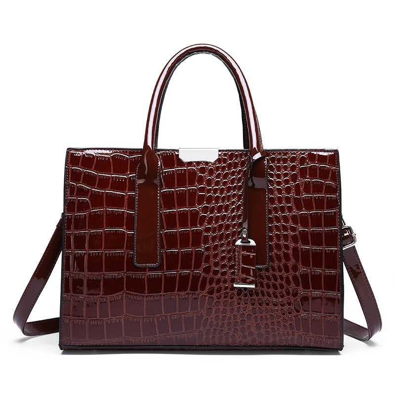 Women'S Bag Solid Color Fashion Mirror Handbag