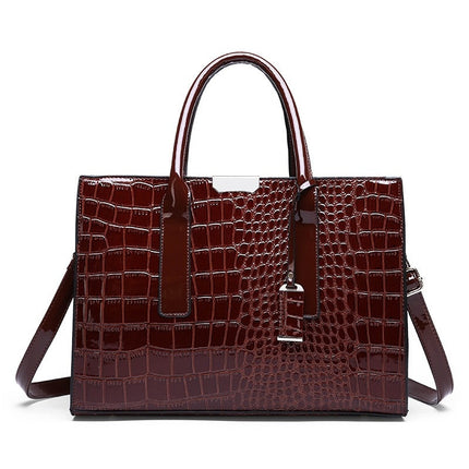 Women'S Bag Solid Color Fashion Mirror Handbag