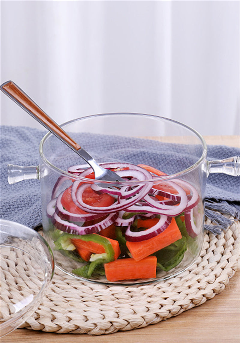 Glass Pot Stove Pot Kitchen Transparent Mini Soup Pot Stove
