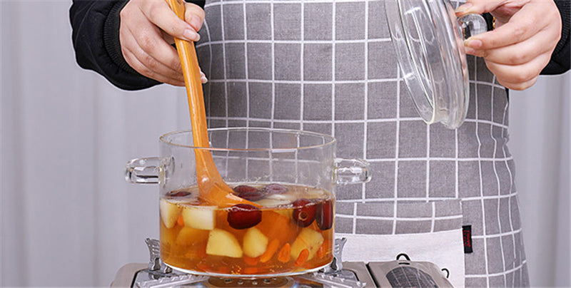 Glass Pot Stove Pot Kitchen Transparent Mini Soup Pot Stove
