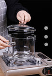Glass Pot Stove Pot Kitchen Transparent Mini Soup Pot Stove