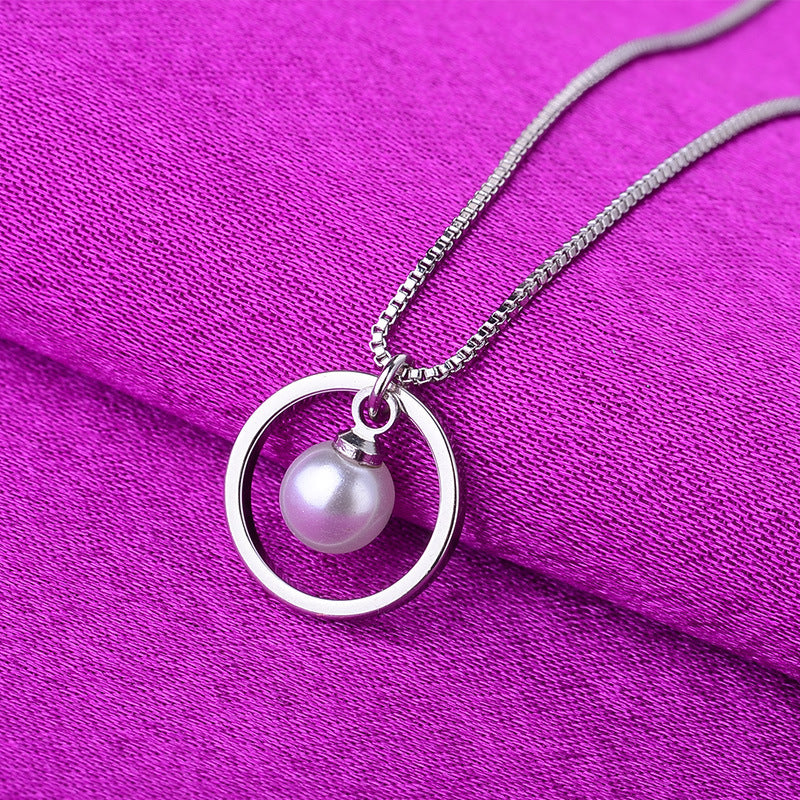 New Pearl Necklace Choker With Pendant Chain Necklaces For Women Jewelry To Mother In Law Mother'S Day Gift