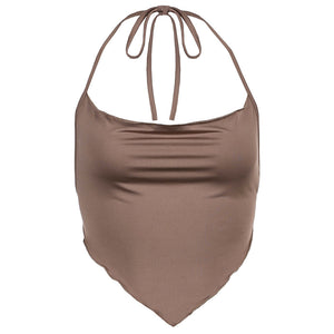 Lace Triangle Scarf Wrapped Chest High Waist Hip Skirt