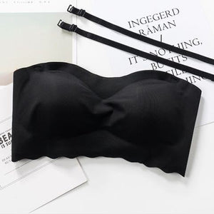 Ice Silk Seamless Bra Wrapped Underwear