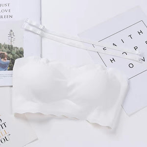 Ice Silk Seamless Bra Wrapped Underwear