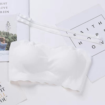 Ice Silk Seamless Bra Wrapped Underwear