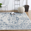 Retro Blue Living Room Bedroom Kitchen Bedside Carpet