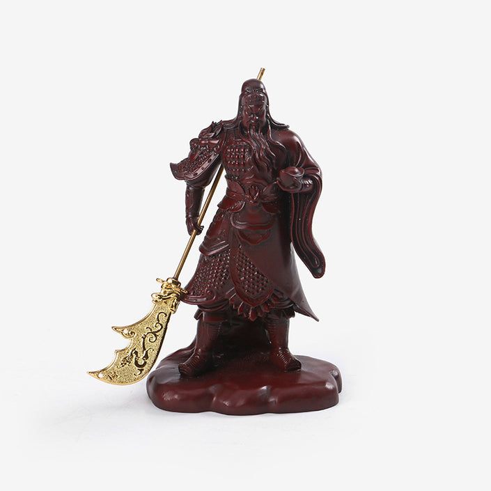 Resin Guan Gong Decoration Retro Character Crafts