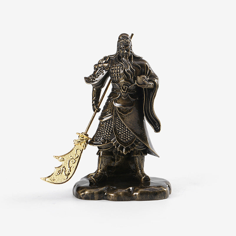 Resin Guan Gong Decoration Retro Character Crafts