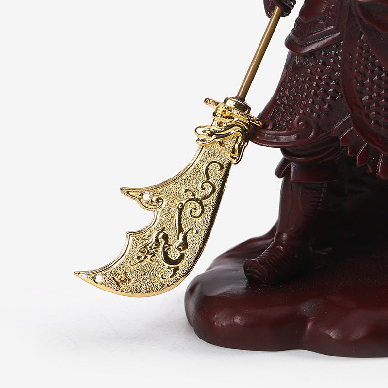 Resin Guan Gong Decoration Retro Character Crafts