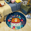 Cute Cartoon Round Carpet