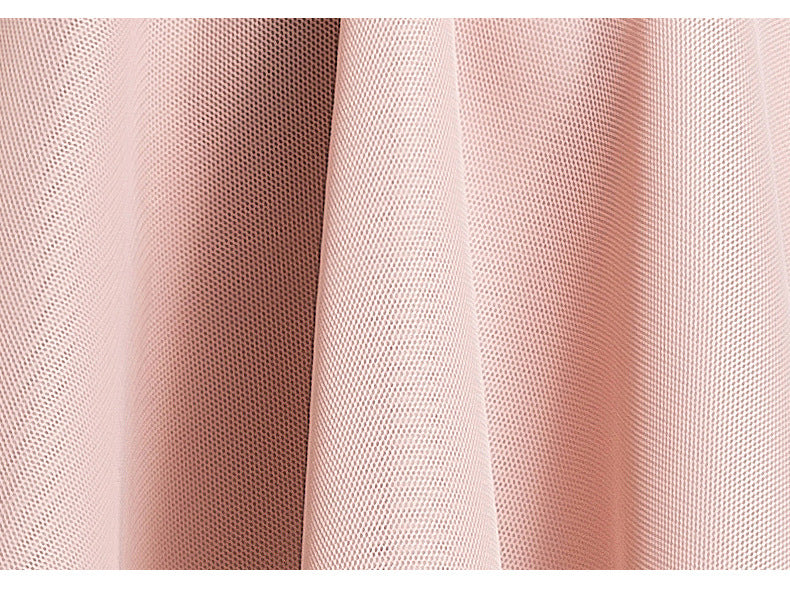 Net Yarn Dress A-line Umbrella Skirt High Waist Tutu Skirt Mini Dress