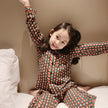 Style Children's Clothing Retro Printed Cotton Suits For Boys And Girls