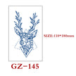 Herbal Tattoo Stickers, Semi-permanent Tattoo Stickers, Waterproof, Sweat-proof, Customizable