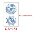 Herbal Tattoo Stickers, Semi-permanent Tattoo Stickers, Waterproof, Sweat-proof, Customizable