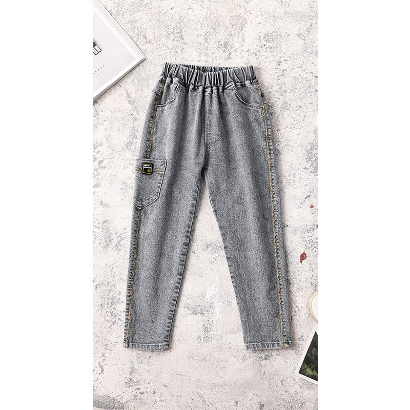 Kids Boys Jeans Baby Clothes Classic Pants Children Denim Clothing