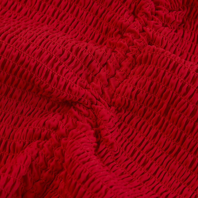 Small Slim Slim Long Sleeve Puff Sleeve Short Skirt Women