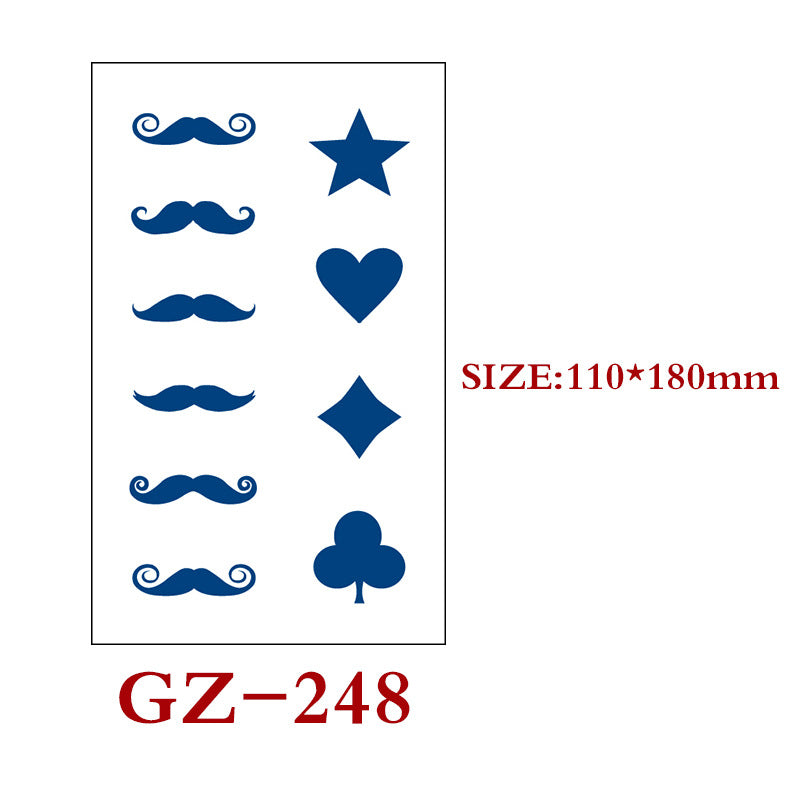 Semi-permanent Tattoo Stickers Waterproof And Sweat Proof