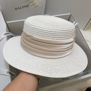 Summer Net Red Pearl Sunscreen Top Hat Women