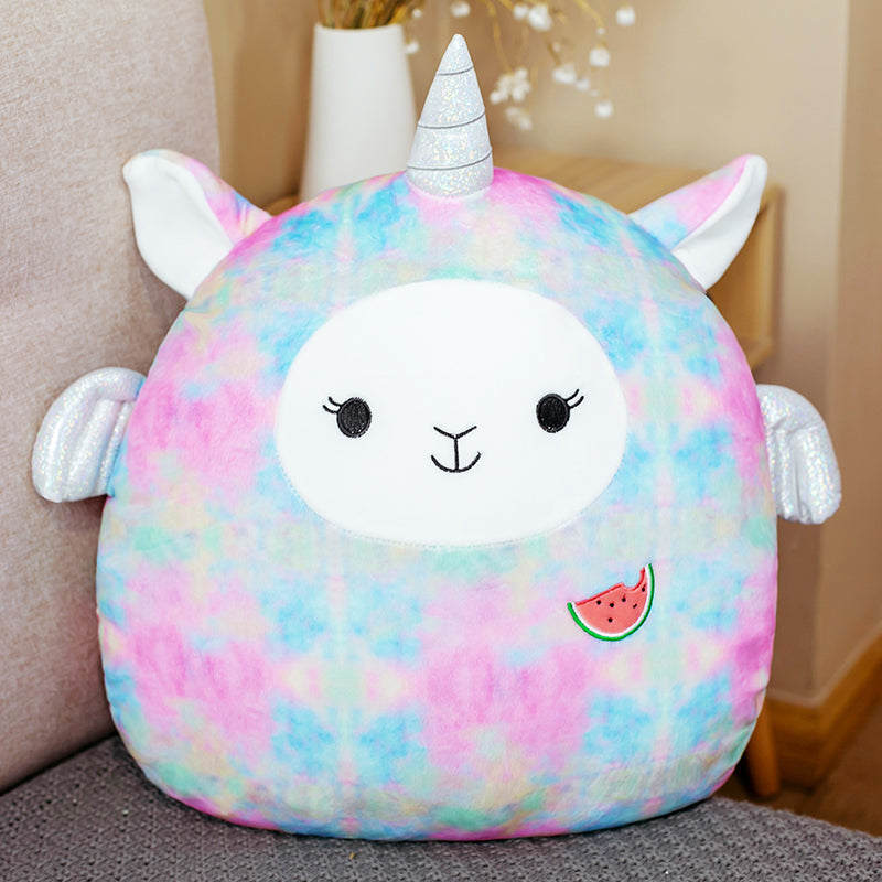 Cute Fat Fat Plush Toy Animal Doll Kawaii  Deer Pig Soft Pillow