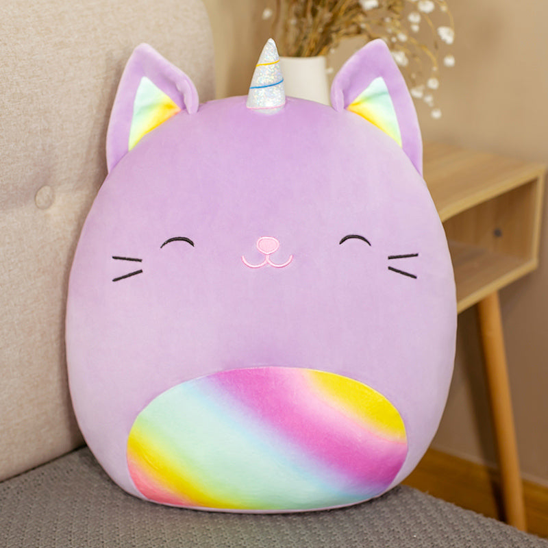 Cute Fat Fat Plush Toy Animal Doll Kawaii  Deer Pig Soft Pillow