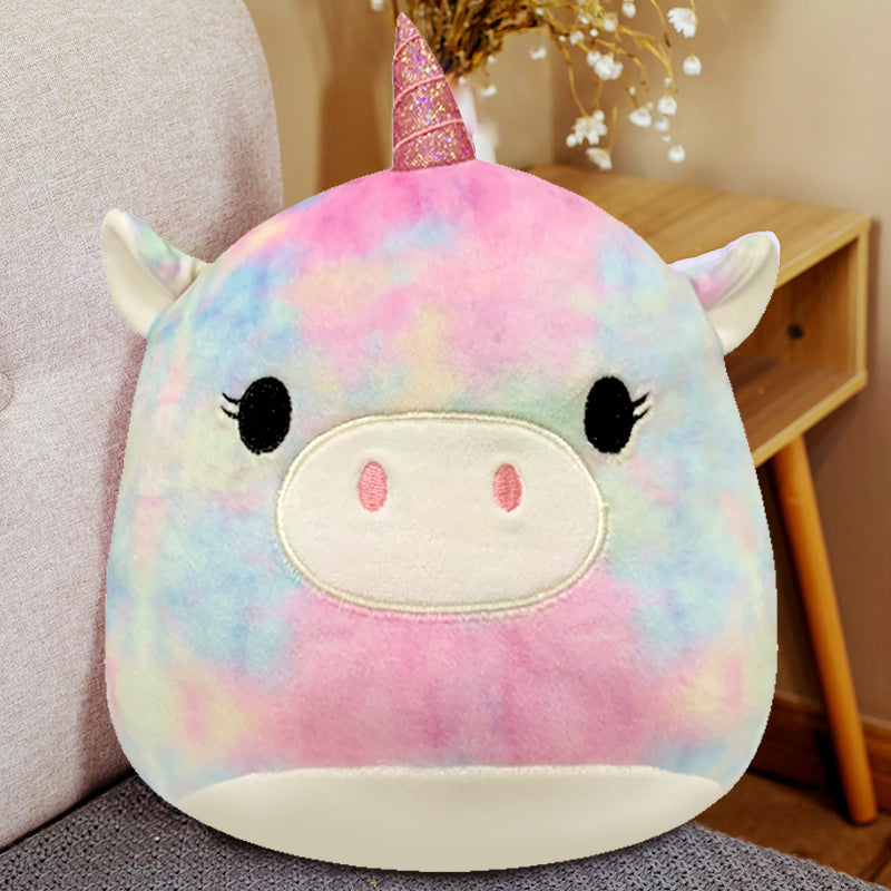 Cute Fat Fat Plush Toy Animal Doll Kawaii  Deer Pig Soft Pillow