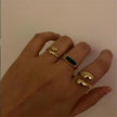 Hug Gesture Ring 18K Gold Preservation