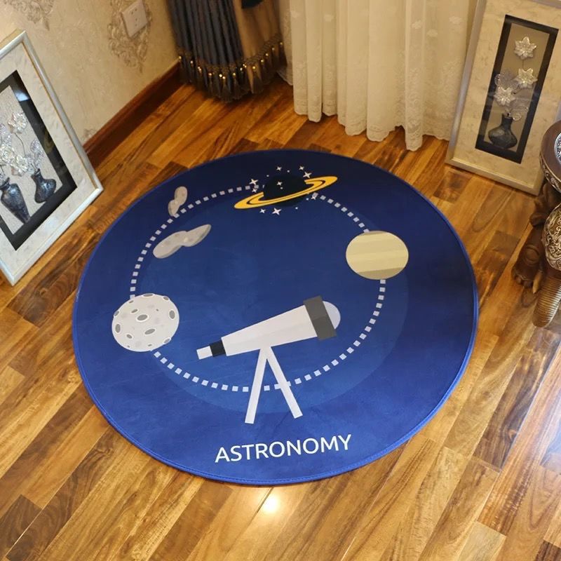 Round Carpet Bedroom Bedside Mat