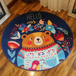 Round Carpet Bedroom Bedside Mat