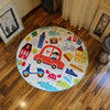 Round Carpet Bedroom Bedside Mat