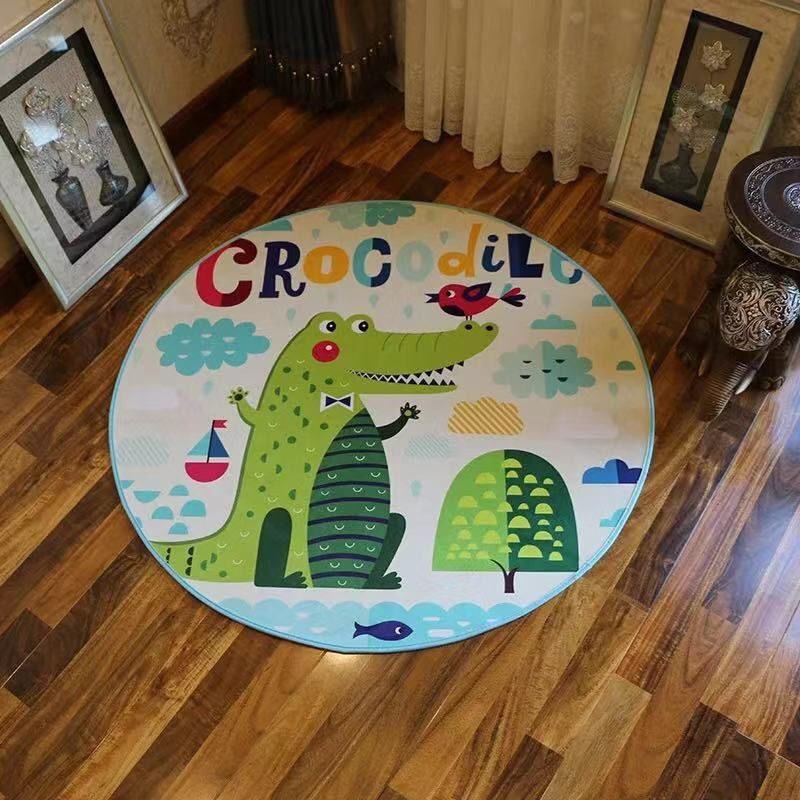 Round Carpet Bedroom Bedside Mat