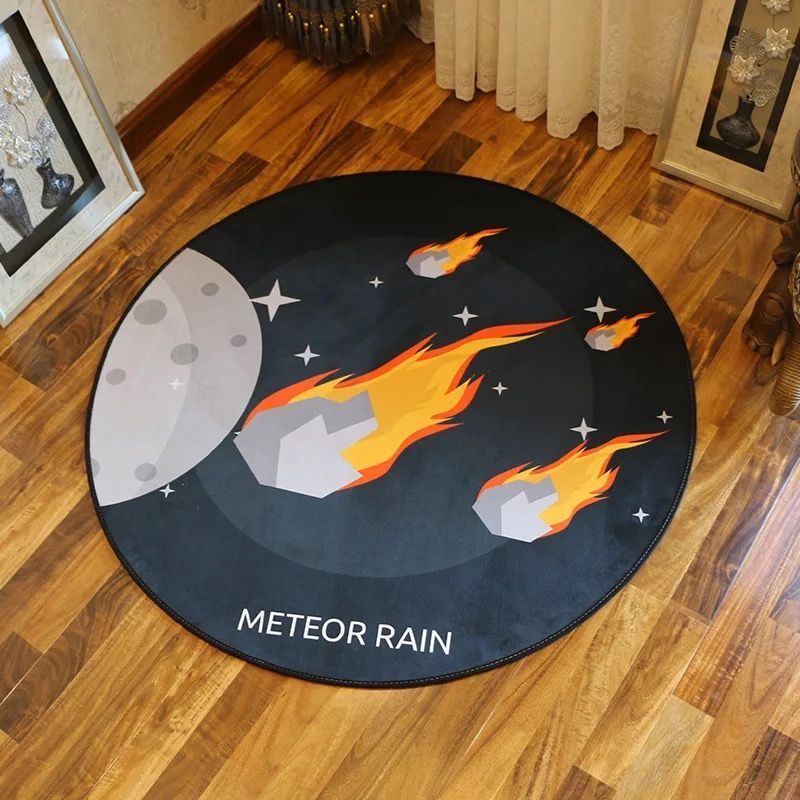 Round Carpet Bedroom Bedside Mat