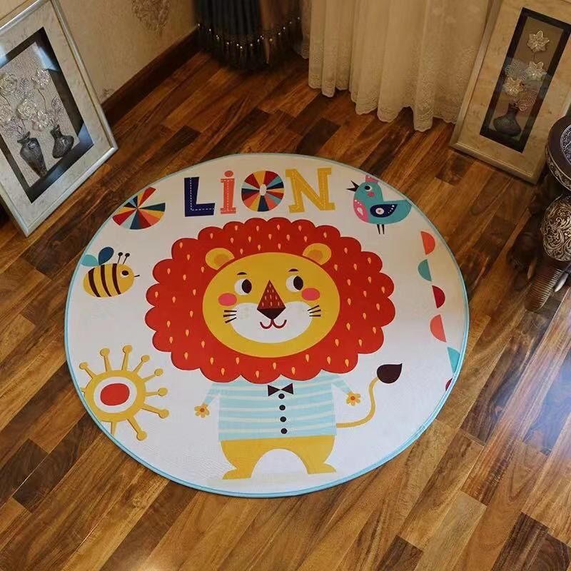 Round Carpet Bedroom Bedside Mat