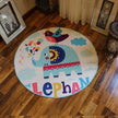 Round Carpet Bedroom Bedside Mat