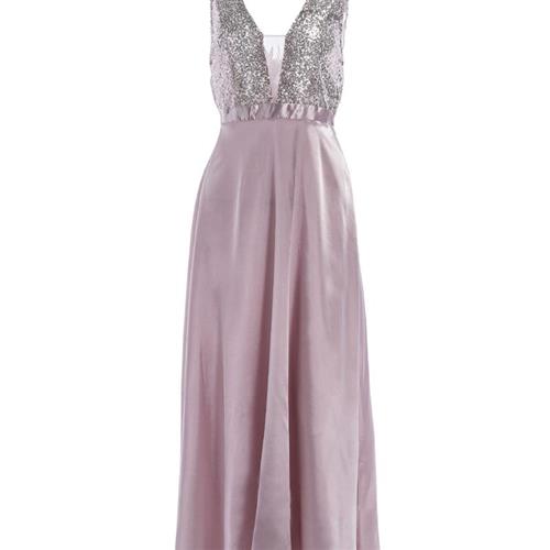 Deep V Sequin Dress High Waist DreIss Women Dress