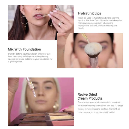24k Rose Gold Elixir Skin Make Up Oil