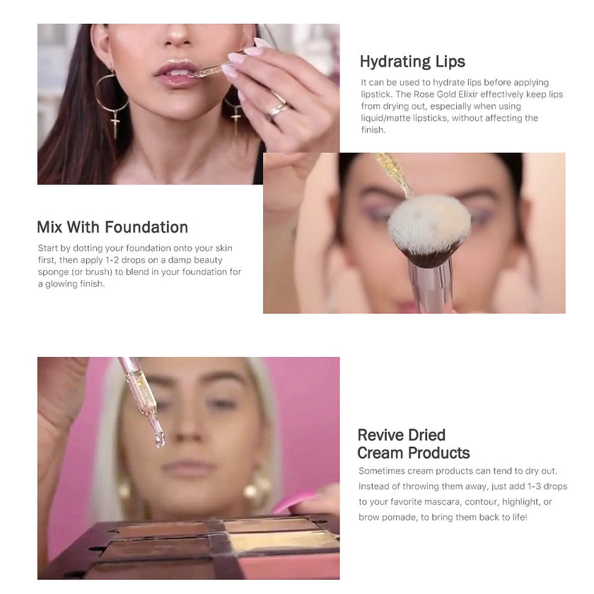 24k Rose Gold Elixir Skin Make Up Oil