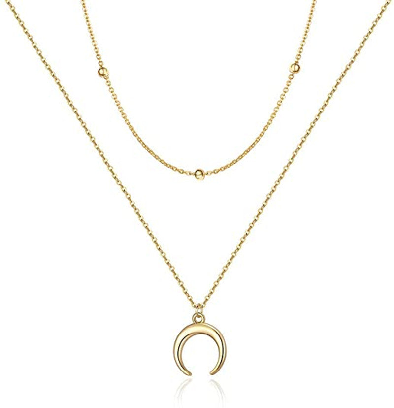 Men's Retro Fashion Stacked Necklace