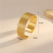 European And American Simple And Light Luxury Temperament Ring Open-ended Bracelet