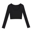 Short long sleeve T-shirt for women