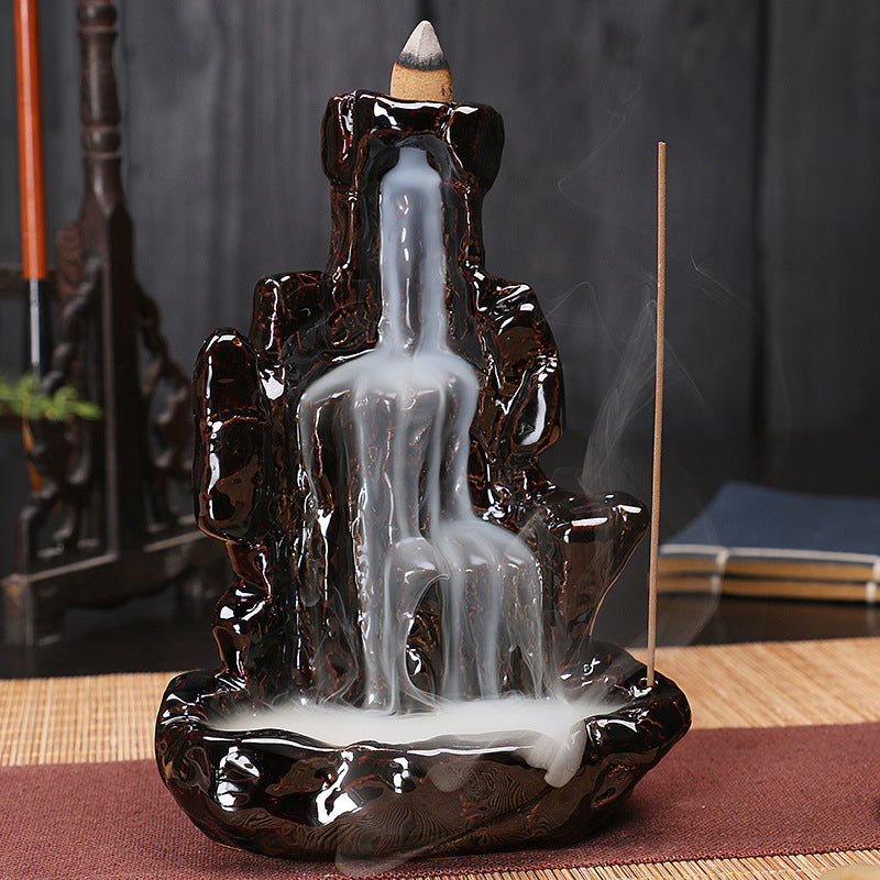 flowing water incense burner incense burner
