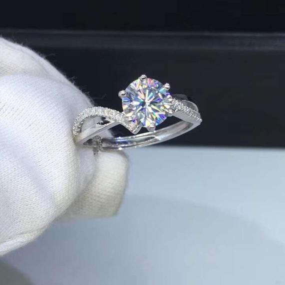 Zircon Ring Engagement Ring