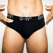 Sports Cotton Breathable Side Hollow Briefs