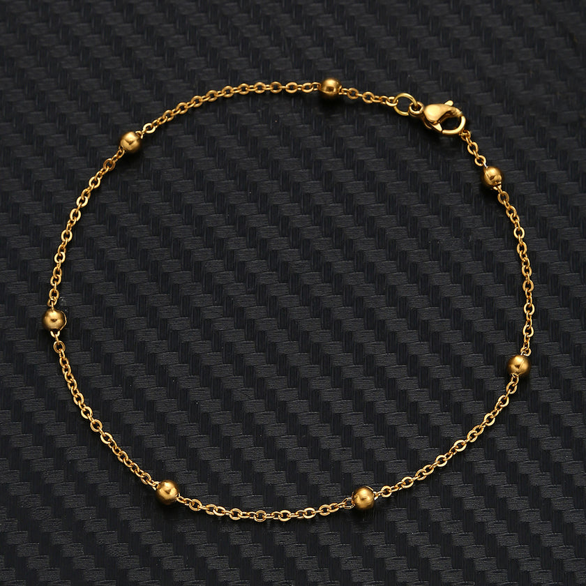 Stylish Beach Baita Stainless Steel Crystal Chain