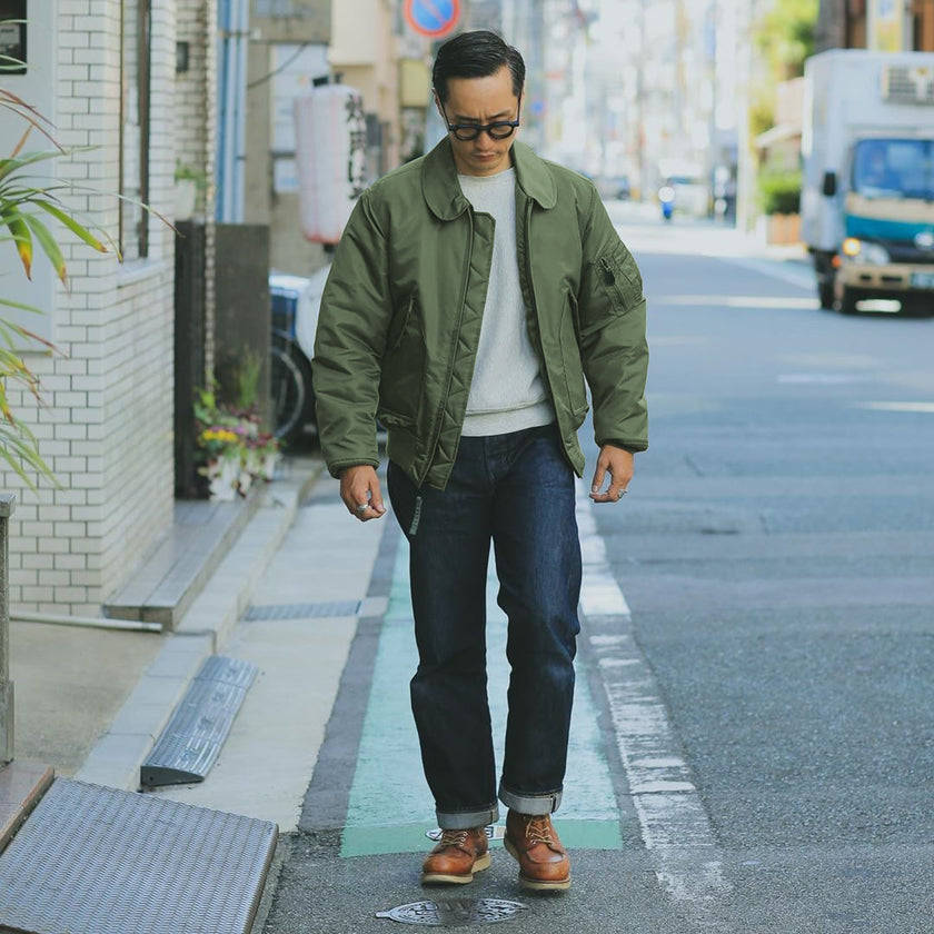 Pilot Jacket Cotton Coat Military Baseball Uniform Men