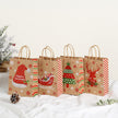 Christmas Gift Portable Kraft Paper Gift Bag