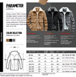 Large Pocket Lambswool Velvet Padded Thickened Coat Men